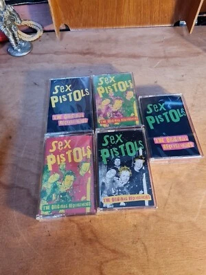 X5 Sex Pistols cassette tapes .The Original Recordings ALL VARIANTs COMPLETE Set - Image 1 of 3