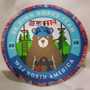 High Ropes Team Badge/Patch 24th World Scout Jamboree UK Contingent - Picture 1 of 2