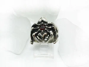 Itsy Bitsy Spider Sterling Silber Ring mit Stein - Bild 1 von 5