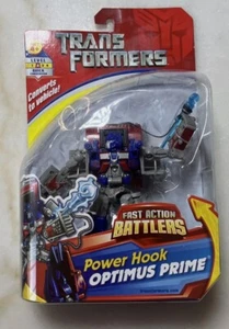 Power Hook Optimus Prime Action Figure Hasbro Transformers Fast Action Battlers - Foto 1 di 2