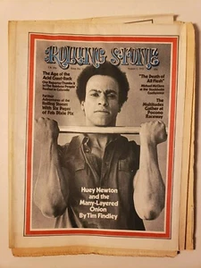 1972 VINTAGE ROLLING STONE MAGAZINE - HUEY NEWTON COVER - Picture 1 of 2