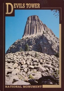Vertical Devil's Tower National Monument Wyoming CP21645 4" x 6" circa mid 1980s - Picture 1 of 2