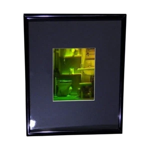 Imagen de holograma de baño 3D (ENMARCADA), película de reflexión de colección de haluro de plata - Imagen 1 de 7