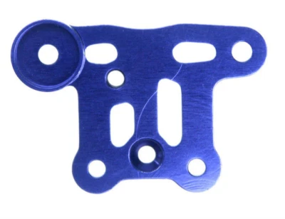 Versteifungsplatte vorn Alu 1/16 Mini Inferno Half 8 Tuning Kyosho IHW-18 IHW18 - Bild 1 von 2