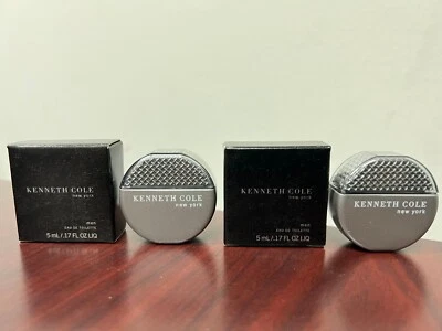 (2) *CLÁSICO* KENNETH COLE NUEVA YORK PARA HOMBRE 0,17 oz/5 ml Eau De Toilette Mini Foto 1 de 3