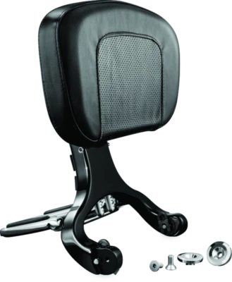 Respaldo multiusos Kuryakyn negro y cromado 1661 Foto 1 de 4