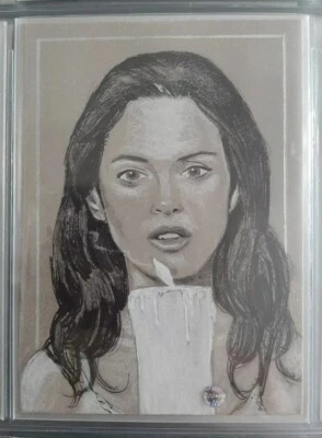 CHARMED ROSE MCGOWAN HAND DRAWN SKETCH CARD BY EVAN R DRISCOLL PSC ACEO - Image 1 of 2