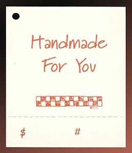 KIMMERIC STUDIO 50 HANG TAGS HANDMADE CRAFTS PRICE PERFORATED COUNTRY