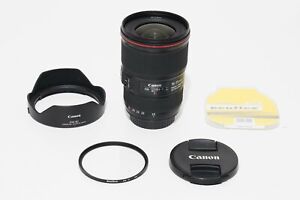 Canon EF 16-35mm f/4 L IS USM Lens EX+ EOS DIGITAL Camera + Bonus 77mm UV FILTER