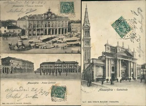 Alessandria 3 cartoline primi 900 - Picture 1 of 4