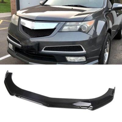 4Pcs For Acura MDX SUV Front Bumper Lip Spoiler Chin Splitter Body Kit Black - Image 1 of 4