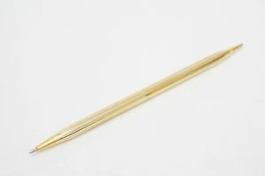 High Quality Gold Metal Twist Ballpoint Pen in 0.3' Diameter Cross Type Insert - Picture 1 of 3