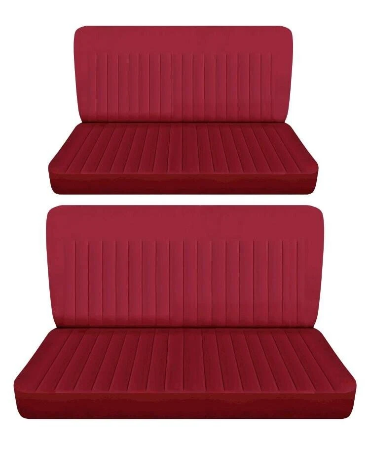 Fits 1966 Plymouth Fury III  4door sedan Front and Rear seat covers burgundy - Image 1 of 1
