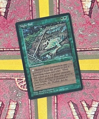 MTG NIGHT SOIL (Hudson) Fallen Empires  (Wyvern Back) (OldManMTG 010-578) - Image 1 of 4