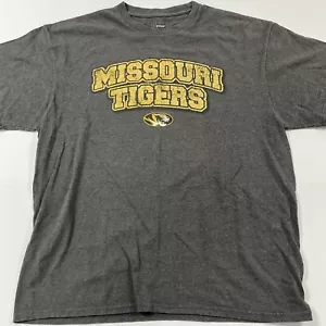 Camiseta de fútbol americano de los Tigres de Missouri adulto XL gris y dorado logotipo SEC Mizzou fanáticos - Imagen 1 de 18