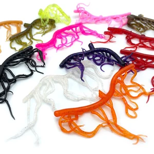 MINI SQUIGGLE WORMS - Fly Tying Rubber Worm Material - 16 Colors Available NEW! - Picture 1 of 18