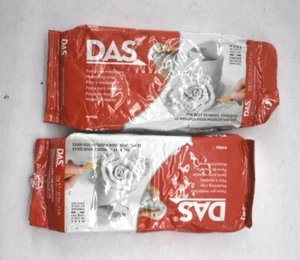 Lot Of 2 Das White Air Dry Modelling Sculpting Clay Self Hardening 35.2 Oz 2.2Lb - Picture 1 of 5