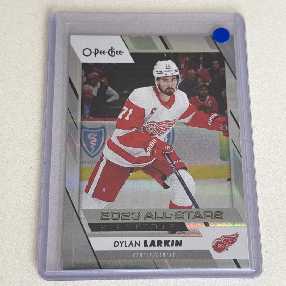 2023-24 O-Pee-Chee OPC #515 Dylan Larkin, Detroit Red Wings ALL-STARS NHL - Image 1 of 2