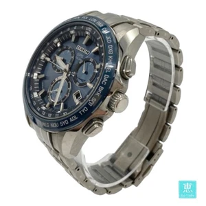 Reloj solar para hombre SEIKO Astron SBXB005 8X82-0AB0 esfera azul usado - Imagen 1 de 7