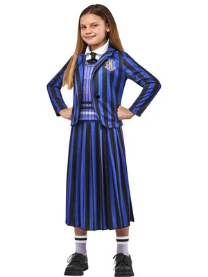 Disfraz de uniforme Nevermore Academy para niños Foto 1 de 3