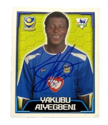Merlin Premier League 04 - # 489 - YAKUBU AIYEGBENI - Portsmouth - Image 1 of 3