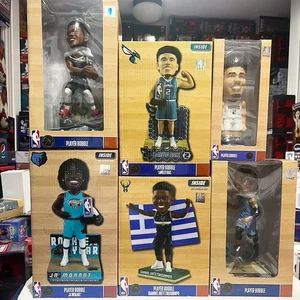 Greek Freak Giannis Ja Morant Lamelo Ball Rookie of The Year NBA Bobblehead Lot - Picture 1 of 1