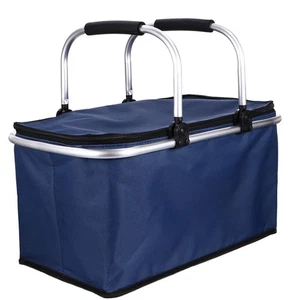  Isolierkörbe für Picknicks Lebensmittel Einmachbox Behälter faltbar - Bild 1 von 12