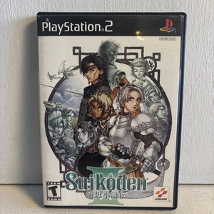 Vtg 2002Untested Suikoden III 3 PlayStation 2 PS2  w Manual Good Condition Disc! - Picture 1 of 7