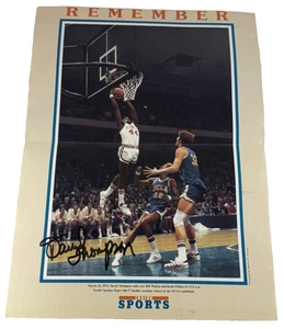 David Thompson Signed Autographed Inside Sports Magazine Poster Photo - Picture 1 of 5