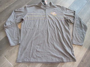 LSU Tigers 1/4 Reißverschluss Pullover Herren Large neu mit Etikett kostenloser Versand - Bild 1 von 3
