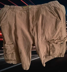 Pre Owned Men’s Stanley Stretch Cargo Shorts Work Sz 42 Practical Functional - Picture 1 of 13