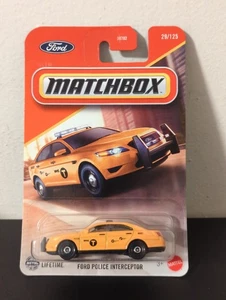 Ford Police Interceptor 2025 Matchbox - Imagen 1 de 1