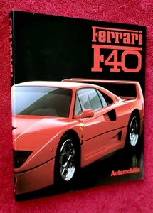 FERRARI F40 Piero Casucci 1988 AUTOMOBILIA FIRST HARDBACK RARE - Picture 1 of 8