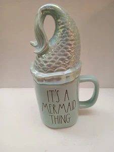 Taza de café/té/verde azulado de cacao Rae Dunn Disney Princess "It's A Mermaid Thing" Ariel - Imagen 1 de 8