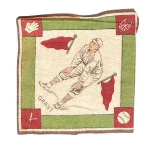 Couverture tabac baseball vintage 1914 B18 Eddie Grant New York Giants début ancien - Photo 1/2