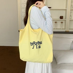 Harajuku Nylon Tote Bags Casual Commute Handbags Letter Shoulder Bag Students - Picture 1 of 18