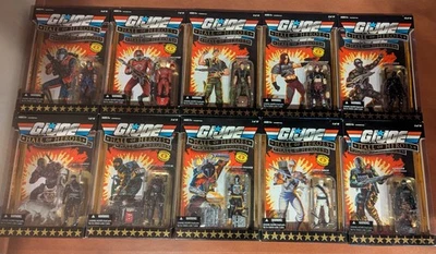 GI Joe 25th Anniversary Hall of Heroes — полный набор из 10 предметов — новый/запечатанный - Изображение 1 из 4