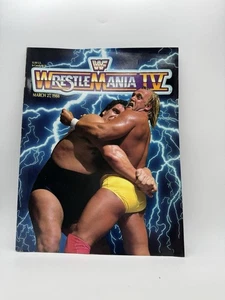 1988 WRESTLEMANIA IV Official Program: Hulk-Andre Giant Title Match - Bild 1 von 2