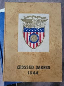 Vintage '44 Incrociato Sabres Valley Forge Academy Annuale del Corpo Cadetti - Foto 1 di 3