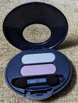 Avon Eyeshadow Iced Pastel True Color Powder Duo Retired Frosted Blue Purple - Image 1 of 4
