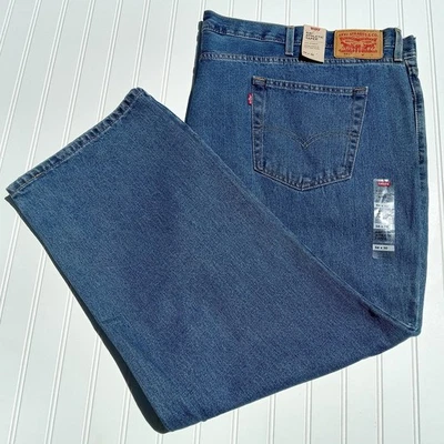 LEVIS Jeans Mens 56 x 30 Blue Denim 541 Athletic Taper Fit Indigo Big & Tall NWT - Image 1 of 4
