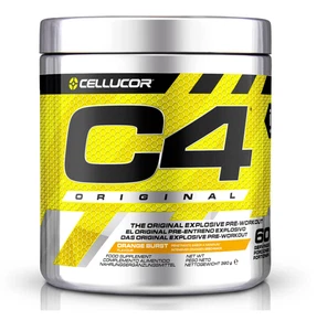 CELLUCOR C4 Original 390 grammi PRE WORKOUT - ARANCIA - 60 SERVING - Foto 1 di 1