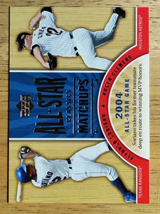 2005 UD All-Star Classics Matchups #11 Alfonso Soriano/Roger Clemens - Foto 1 di 2