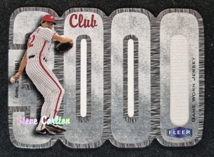 Parche de camiseta Fleer 3000 Club 2000 usado en juegos Steve Carlton/750 Phillies Salón de la fama - Imagen 1 de 2