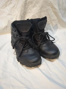 Mountain Warehouse Niños Unisex Cuero Botas para Caminar - Talla 2 - IsoDry - Negras - Imagen 1 de 12
