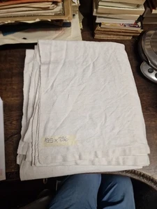 Lenzuolo canapa singolo da sotto Hemp Bed Sheet 125x286 B7 drap chanvre ° - Picture 1 of 5