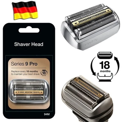 MARKENLOS Für Braun Kombipack 94M Ersatzscherteil Scherkopf für Series 9 Pro & Series 9