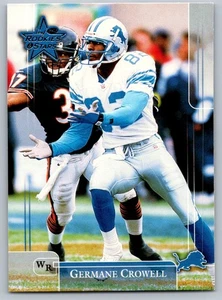2002 Leaf Rookies & Stars 32 Germane Crowell Detroit Lions Football Card - Picture 1 of 2
