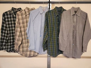 Lote De 5 Camisas De Vestir Jos A Bank Hombre Abotonadas Talla Mediana L0007 - Imagen 1 de 6
