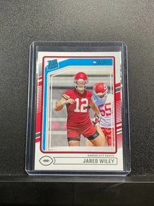 2024 Panini Donruss Jared Wiley #387 Base Rated Rookie KC Chiefs (RC) - Picture 1 of 2